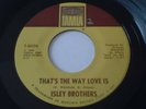 Isley Brothers That's The Way Love Is original 45 MINT VINYL Tamla T-54154