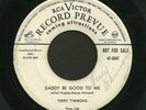 Blues Popcorn 45 TERRY TIMMONS Daddy Be Good To Me RCA VICTOR Hear