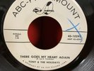 Tony & The Holidays Rare Promo 45 Doo Wop/Soul There Goes My Heart HEAR