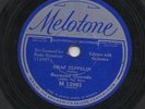 78 rpm Raymond Quevedo (Atilla The Hun) - Graf Zeppelin on Melotone Calypso