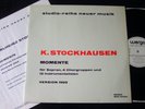 STOCKHAUSEN „MOMENTE – VERSION 1965“ WERGO RECORDS INKL. BOOKLET RARE