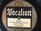 Vocalion 15100 Uncle Dave Macon SAVE MOTHER'S PICTURE 78 rpm Country  N- 1926