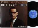 Bill Evans Trio - Portrait In Jazz LP - Riverside - RLP 12-315 Mono DG VG+
