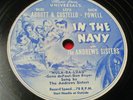 ANDREWS SISTERS 78 rpm (1941) from film IN THE NAVY E+ Abbott & Costello