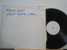 ADAM ANT strip WHITE LABEL white cover -free UK post