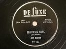 50'S R&B ROY BROWN Beautician Blues / Wrong Woman Blues DELUXE 3313 E-