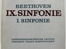 [NM 2 LP SET] Beethoven IX. I. SINFONIE, GewandhausOrchester, Franz Konwitschny