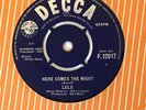 LULU Here Come's The Night Decca UK 1964 Near Mint 60s Pop 7
