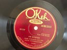 Country EARL JOHNSON DIXIE ENTERTAINERS Okeh 45129 I'm Satisfied/Dixie E/E+