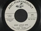 TAMS: Silly Little Girl / Weep Little Girl 45 (sl lbl wear) Soul