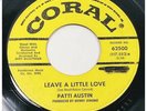 PATTI AUSTIN Leave A Little Love / Lovelight CORAL northern soul promo  HEAR 45