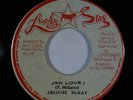 Reggae 45 FREDDIE MCKAY Jah Love I on Lucky Star VG++/NM