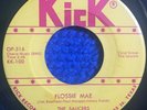THE SAUCERS - Hi-Oom/Flossie Mae | RARE Texas doo wop 1959 nice VG+ Kick 45