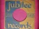JUBILEE - vintage original 45 rpm company sleeve from the 50's