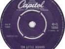 Beach Boys - Ten Little Indians, UK 1962, Capitol 45-CL 15285, 7