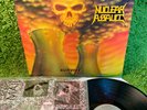 NUCLEAR ASSAULT SURVIVE 1988 •1st press• RARE GOLD STAMP PROMO thrash metal