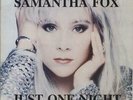 Samantha Fox Just One Night UK vinyl LP album record HIP112 JIVE 1991