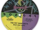 Pet Shop Boys West End Girls - Bobcat Label 12
