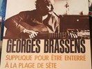 Georges Brassens,Supplique pour être enterré à la plage de Sète, 33t, Japon