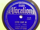 Jazz 78 LESTER LEAPS IN Count Basie Kansas City Seven Vocalion 5118 E+