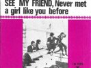 THE KINKS 45 SEE MY FRIEND+PS HOLLAND RARE 1965 FRANCE EXPORT