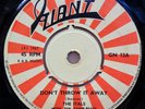 THE ITALS DON'T THROW IT AWAY / MAKE UP YOUR MIND OG UK GIANT 7