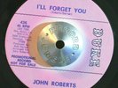 NORTHERN SOUL 45 - JOHN ROBERTS - I'LL FORGET YOU /BE MY BABY Promo M- HEAR