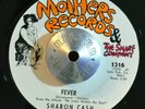 FUNK SOUL 45 - SHARON CASH - FEVER /SUFFERIN' WITH THE BLUES Mothers VG+ HEAR