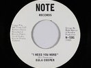 Deep Soul 45 - Eula Cooper - I Need You More - Note - VG++ mp3