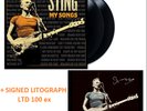 STING MY SONGS LP Vinyl + SIGNED LITOGRAPH Limited Ed. 100 ex autographed LTD