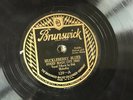 78 RPM - Dykes Magic City Trio BRUNSWICK 129 Huckleberry Blues E-