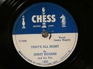 50'S BLUES JIMMY ROGERS That's All Right CHESS 1435