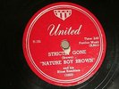 50'S BLUES JUMP NATURE BOY BROWN Strictly Gone UNITED 121 E+ Unplayed Old Stock