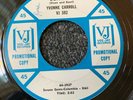 YVONNE CARROLL Please Don't Go VJ PROMO 45 There He Goes Popcorn Soul VEE JAY