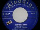 1950 Blues 45 Lightning Hopkins Aladdin Shotgun blues RAREST R&B