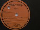 Acetate Rehearsal Record for PRC Pictures “South Of Panama” 1941 Virginia Vale
