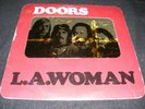 DOORS L.A. WOMAN Elektra Original See-Through Die Cut Cover LP Butterfly Labels