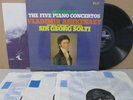 SXLG 6594-7 UK Beethoven The Five 5 Piano Concertos Ashkenazy/Solti 4-LP BOX NM