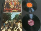 2 BEATLES Capitol vinyl records+sleeves: Abbey Road Sgt Pepper's Band 1970s LP