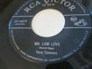 TERRY TIMMONS RARE R&B POPCORN BLUES 45 ON RCA VICTOR LABEL  MR. LOW LOVE