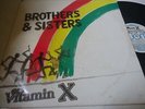 VITAMIN X-BROTHERS AND SISTERS-RARE ISLAND ROOTS REGGAE,DANCE-80'S  VG++ LP