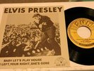 ELVIS PRESLEY 45 SUN 217 BABY LETS PLAY HOUSE RARE nm MINOR 70's repro  w sleeve