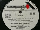 Brahms Symphony No. 1 in C minor, Op.6 Karajan Decca UK SDD 283 NM vinyl