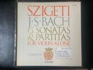 SZIGETI / BACH 3 LP BOX  Sonaten & Partitas BACH GUILD Vanguard