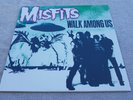 THE MISFITS - walk amond us  - LP -green cover