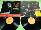 ELVIS PRESLEY : In person, From Memphis to Vegas - Orig 1970 UK double LP NM 198
