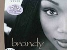 BRANDY - NEVER SAY NEVER - 2 LP VINYL ALBUM - US ORG '98 - The Boy Is Mine