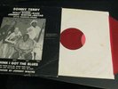 BLUES HARMONICA LP: SONNY TERRY w/ JOHNNY WINTER 1st press MAD ALBINO Red Vinyl
