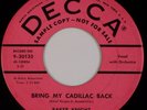 BAKER KNIGHT & KNIGHTMARES: Bring My Cadillac Back DECCA Rockabilly Orig 45