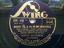 HUBERT FOL Swing 291 JAZZ 78rpm BOPPIN AN OILSKIN / LOVER MAN